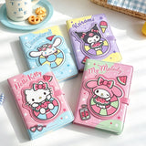 A6 Colorful Page Magnetic Closure Notebook  KT81536