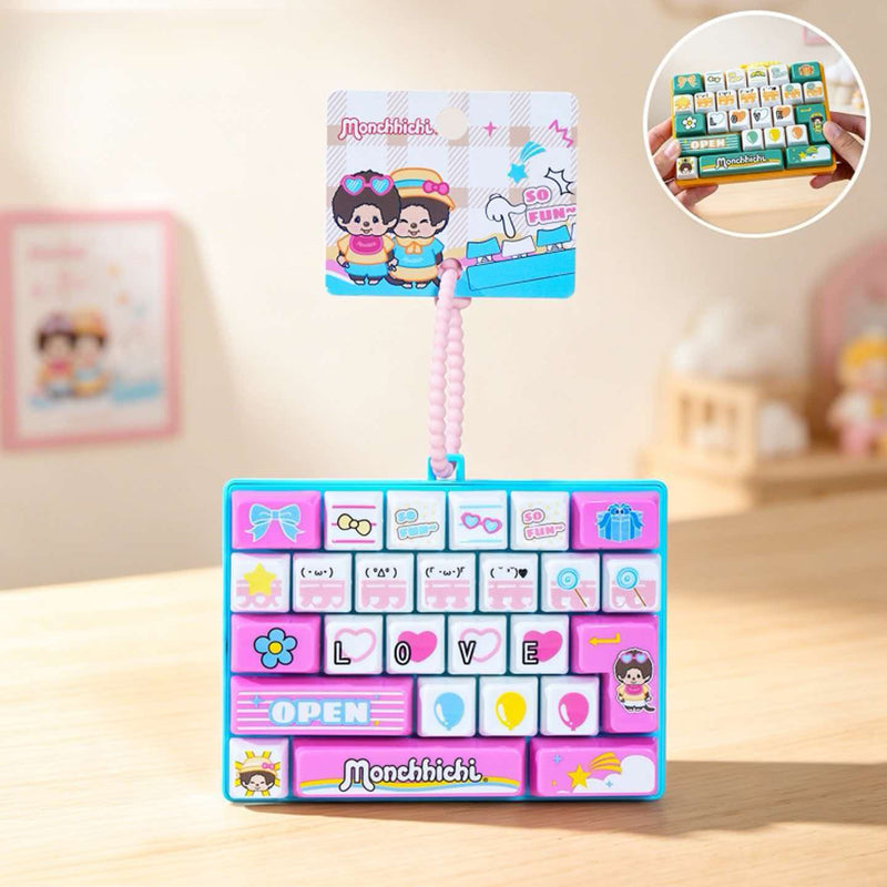 Kwaii Keyboard Fidget Keychain YZ1121