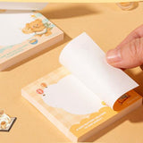 Bear Sticker Memo pad + Acrylic Clip Set  HY224