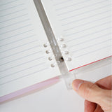 Bow Series PP Divider Refillable A5 Loose-leaf Notebook  JT-104097