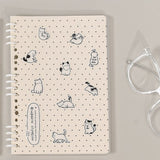 A5 Loose-leaf Notebook -Cat