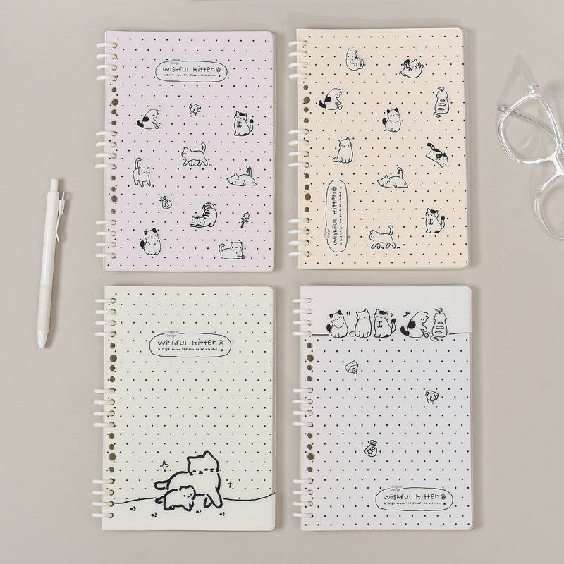 A5 Loose-leaf Notebook -Cat