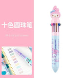 10 Multi-Color Gel Pens Pink