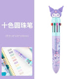 10 Multi-Color Gel Pens Purple