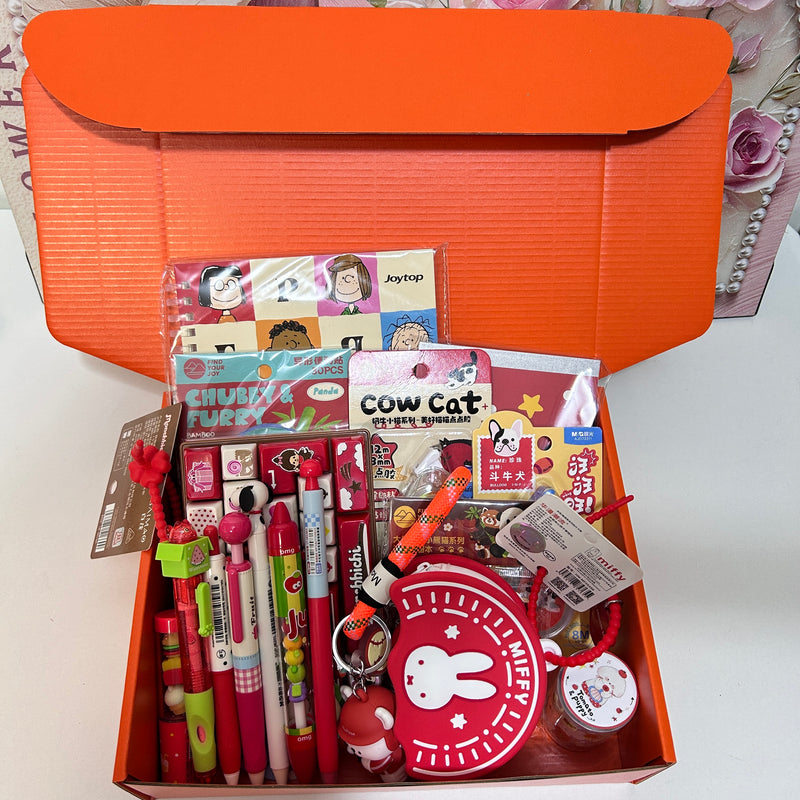 Cute Red Stationery Set vol.4