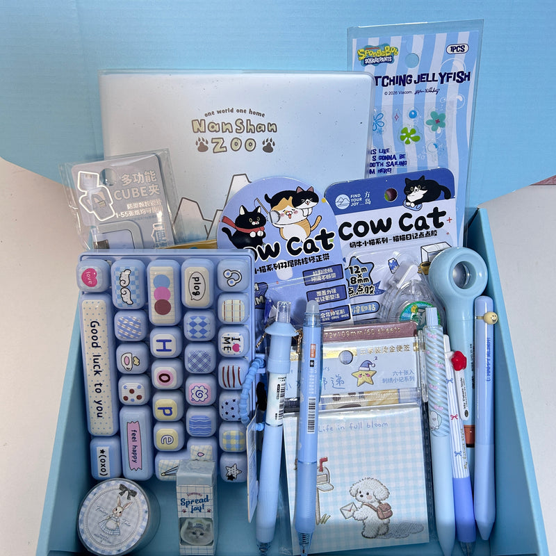 Cute Blue Stationery Set vol.2