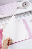 Sweet Pink Series PP Divider Refillable A5 Loose-leaf Notebook   JT-104104