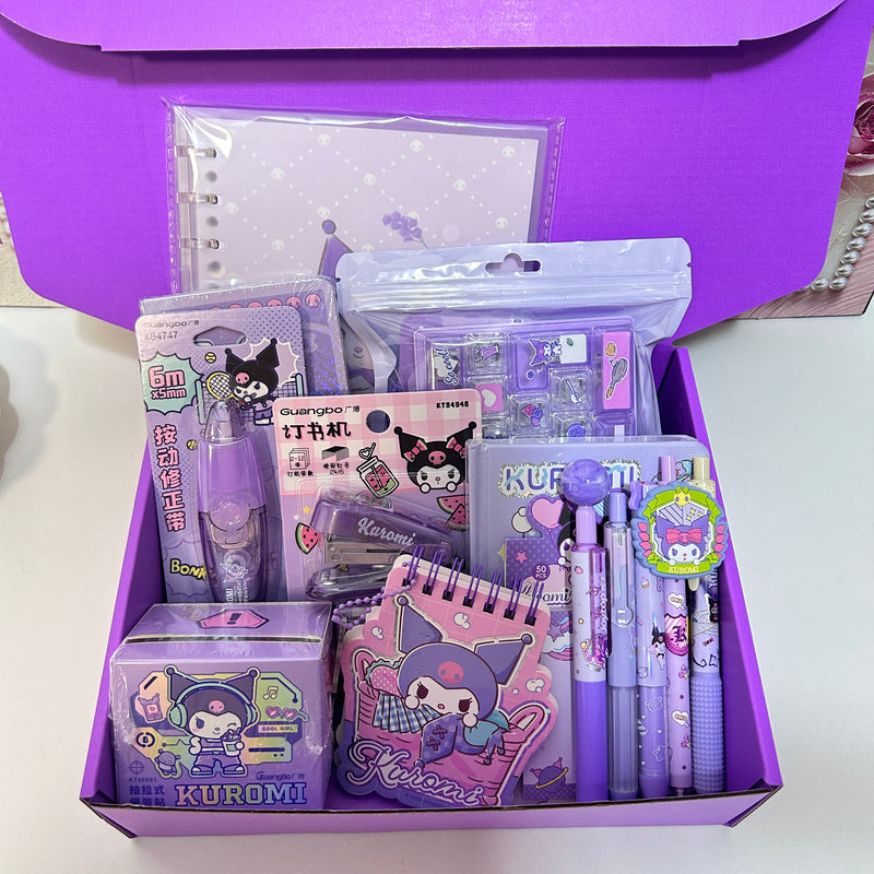Cute Purple Stationery Set KU01