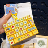 Keyboard Fidget Keychain 1-12