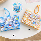 Keyboard Fidget Keychain Dog/Cat
