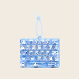Keyboard Fidget Keychain