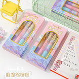 4 pcs Oil painting Style Gel Pen Set Fachaiacc 