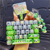 Panda Keyboard Fidget Keychain
