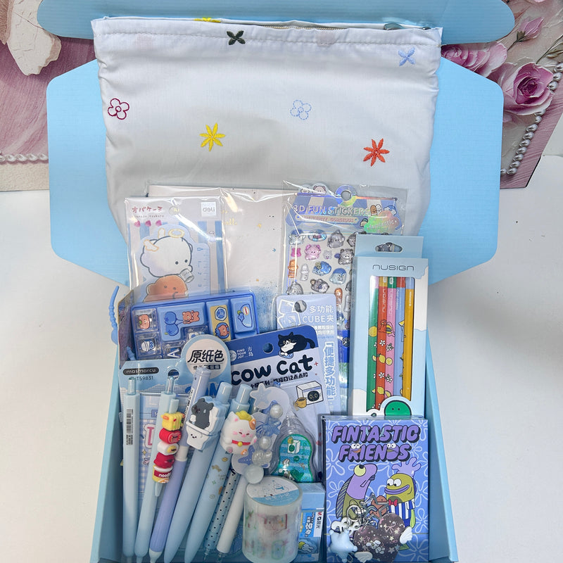 Cute Blue Stationery Set vol.7