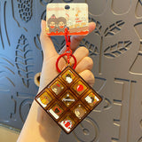 9-key Keyboard Fidget Keychain YZ1120