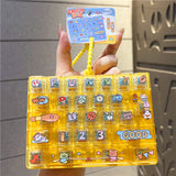 Keyboard Fidget Keychain A-H