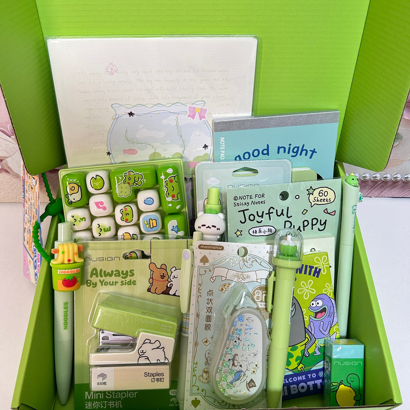 Cute Green Stationery Set vol.4