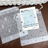 Frosted Drawstring Packaging Bag