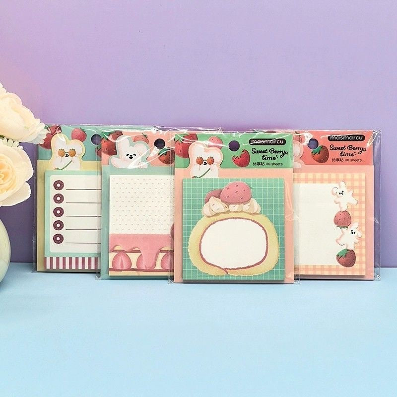 Sweet Berry Time Sticky Memo Pad YS0334
