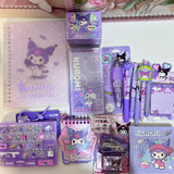 Cute Purple Stationery Set KU01