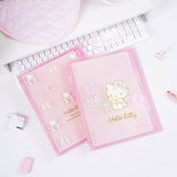 Sweet Pink Series PP Divider Refillable A5 Loose-leaf Notebook   JT-104104