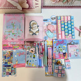 Cute Pink and Blue Stationery Set vol.1