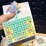 Keyboard Fidget Keychain 1-12