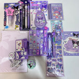 Cute Purple Stationery Set KU03