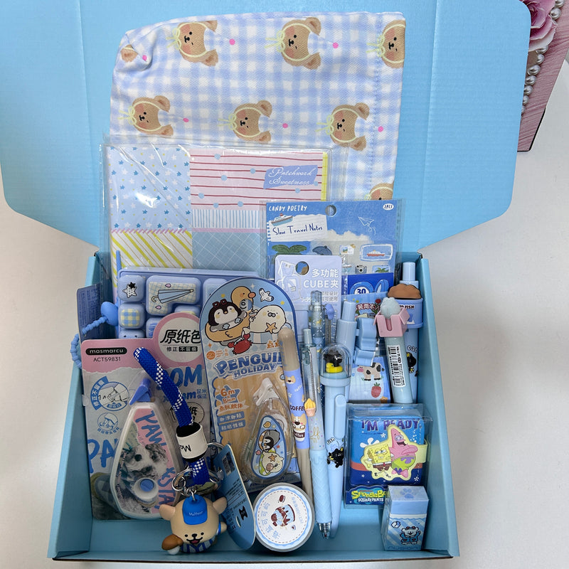 Cute Blue Stationery Set vol.6