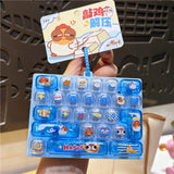 Chicken Keyboard Fidget Keychain
