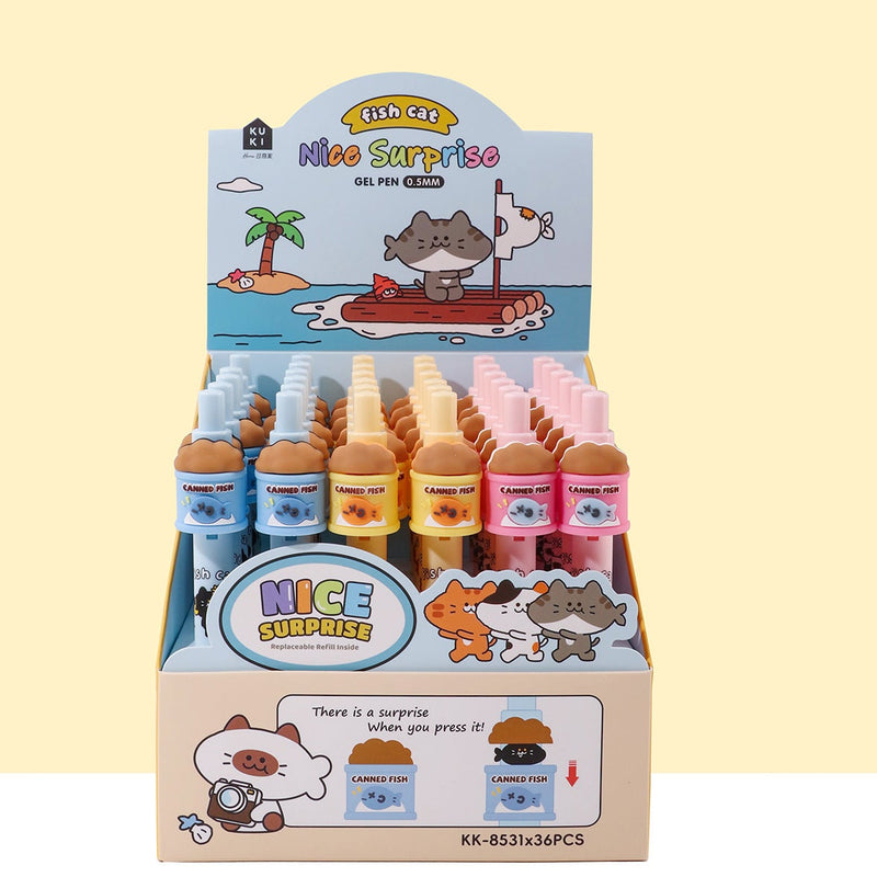 Fish Cat Surprise Gel Pen KK8531