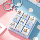 9-key Keyboard Fidget Keychain AB-33023