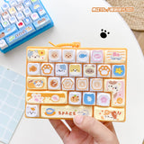 Keyboard Fidget Keychain Dog/Cat