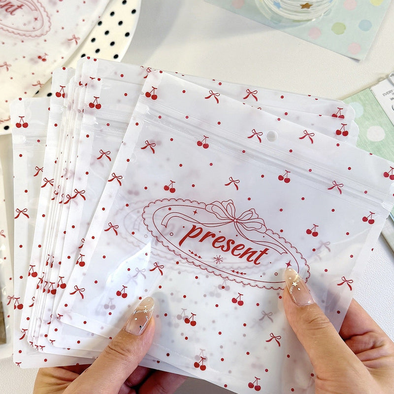 Cherry Ziplock Bag