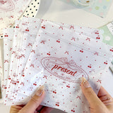 Cherry Ziplock Bag