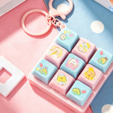 9-key Keyboard Fidget Keychain AB-33023