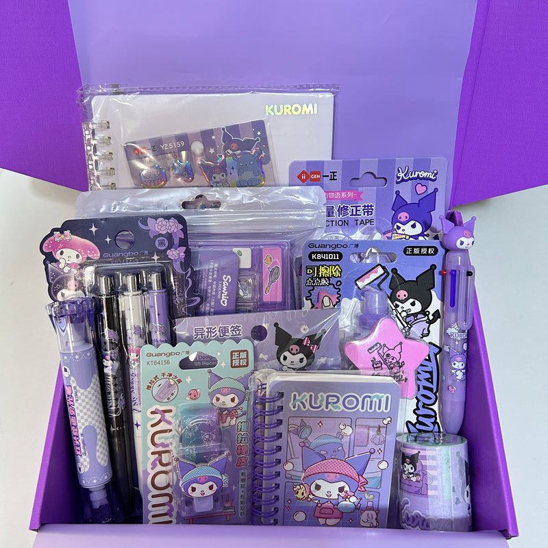 Cute Purple Stationery Set KU03