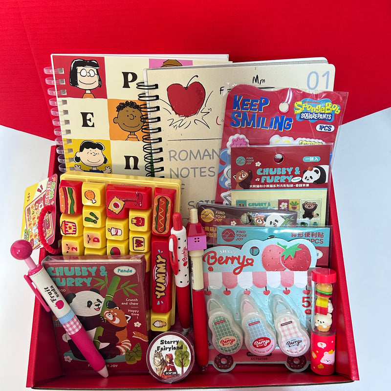 Cute Red Stationery Set vol.1