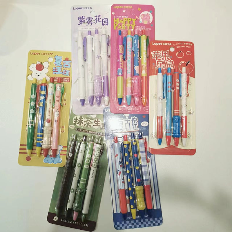 4 PCS Gel Pen Set LT212