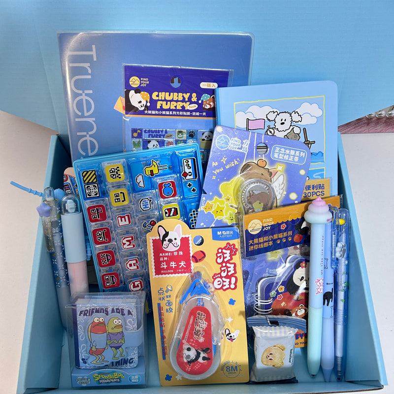 Cute Blue Stationery Set vol.3