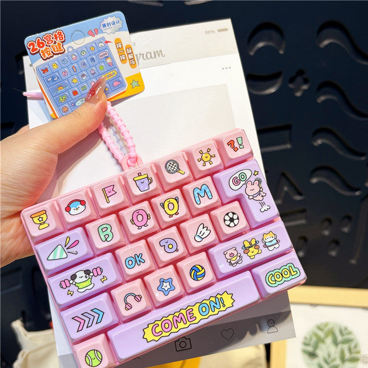 Keyboard Fidget Keychain 1-12