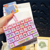 Keyboard Fidget Keychain 1-12