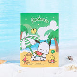 A5 Beach theme Notebook 10 fachaiacc Green