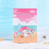 A5 Beach theme Notebook 10 fachaiacc Pink