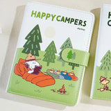 A5 Magnetic Closure Notebook--HAPPY CAMPERS