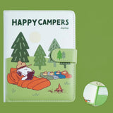 A5 Magnetic Closure Notebook--HAPPY CAMPERS