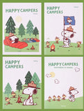 B5  NoteBook --HAPPY CAMPERS Green