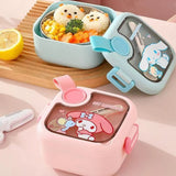 Bento Box With Scissors And Spoon  fachaiacc