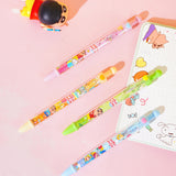 Cartoon Kawaii 4 in 1  Gel Pen Set  Fachaistore Blue