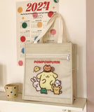 Cartoon Tote Bag Fachaiacc khaki